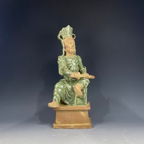 An Exquisite Longquan yao Figure Ornament