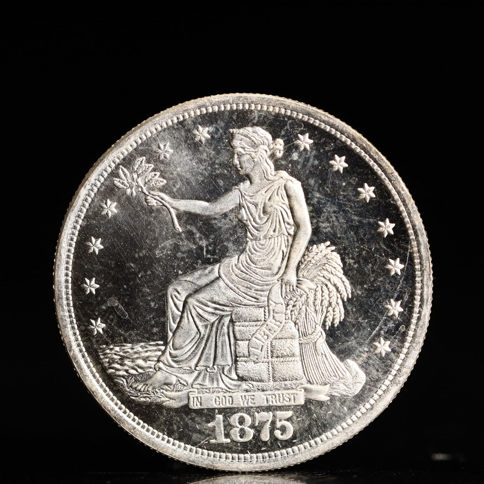 USA Trade Dollar 1875 Coin (1 of 2)