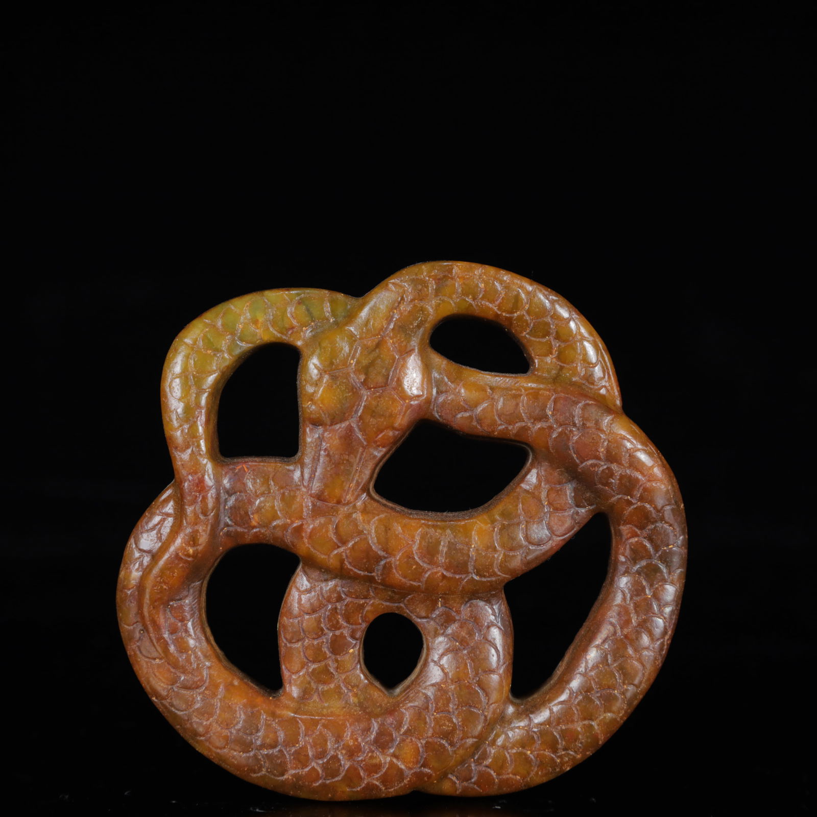 A Rare Gaogu yu Snake Pendant (1 of 4)