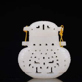 An Exquisite White Jade Censer