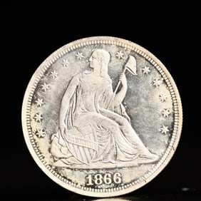 USA One Dollar 1866 Coin