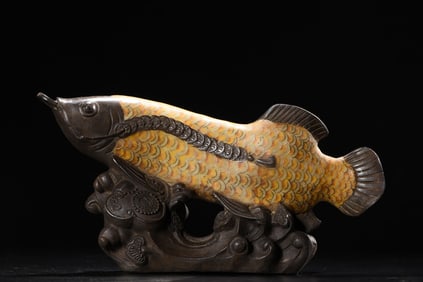An Exquisite Cloisonne Fish Ornament
