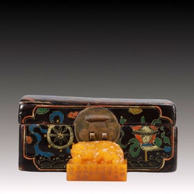 An Exquisite Tianhuang Stone Lion Pattern Seal