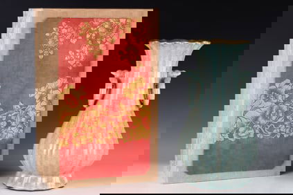 A Rare Guan yao Painted Gold Double-Ears Vase,with an Imperial Poem by Emperor Qianlong