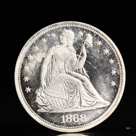 USA One Dollar 1868 Coin