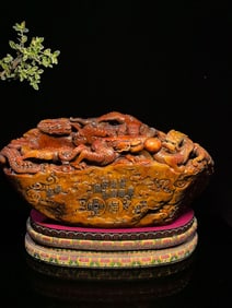 An Exquisite Tianhuang Stone Dragon Pattern Seal