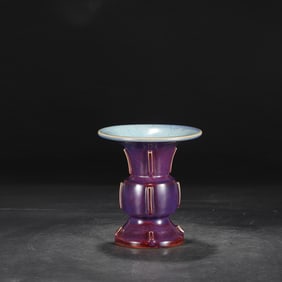 An Exquisite Jun yao Purple Glazed Cup
