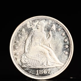 USA One Dollar 1867 Coin