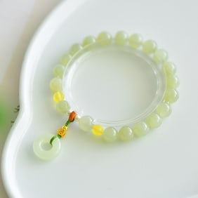 An Exquisite White Jade Bracelets
