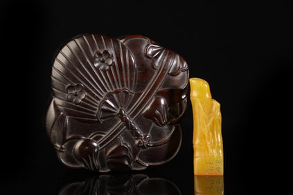 An Exquisite Tianhuang Stone Auspicious Cloud and Bamboo Pattern Seal