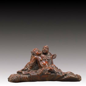 An Exquisite Eaglewood Figure Ornament