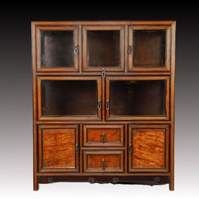 An Exquisite Boxwood Cabinet