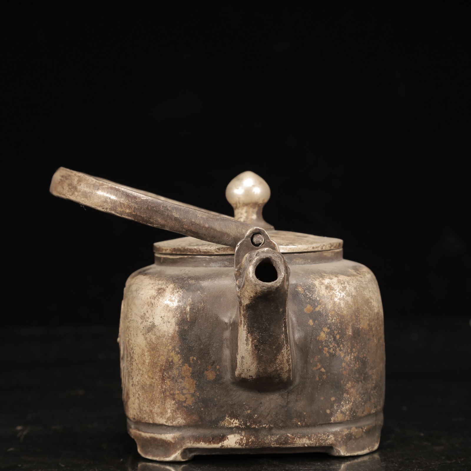 An Exquisite Silver Dragon Pattern Ewer - 5