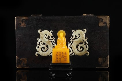 An Exquisite Tianhuang Stone Buddha Pattern Seal