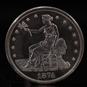 USA Trade Dollar 1874 Coin