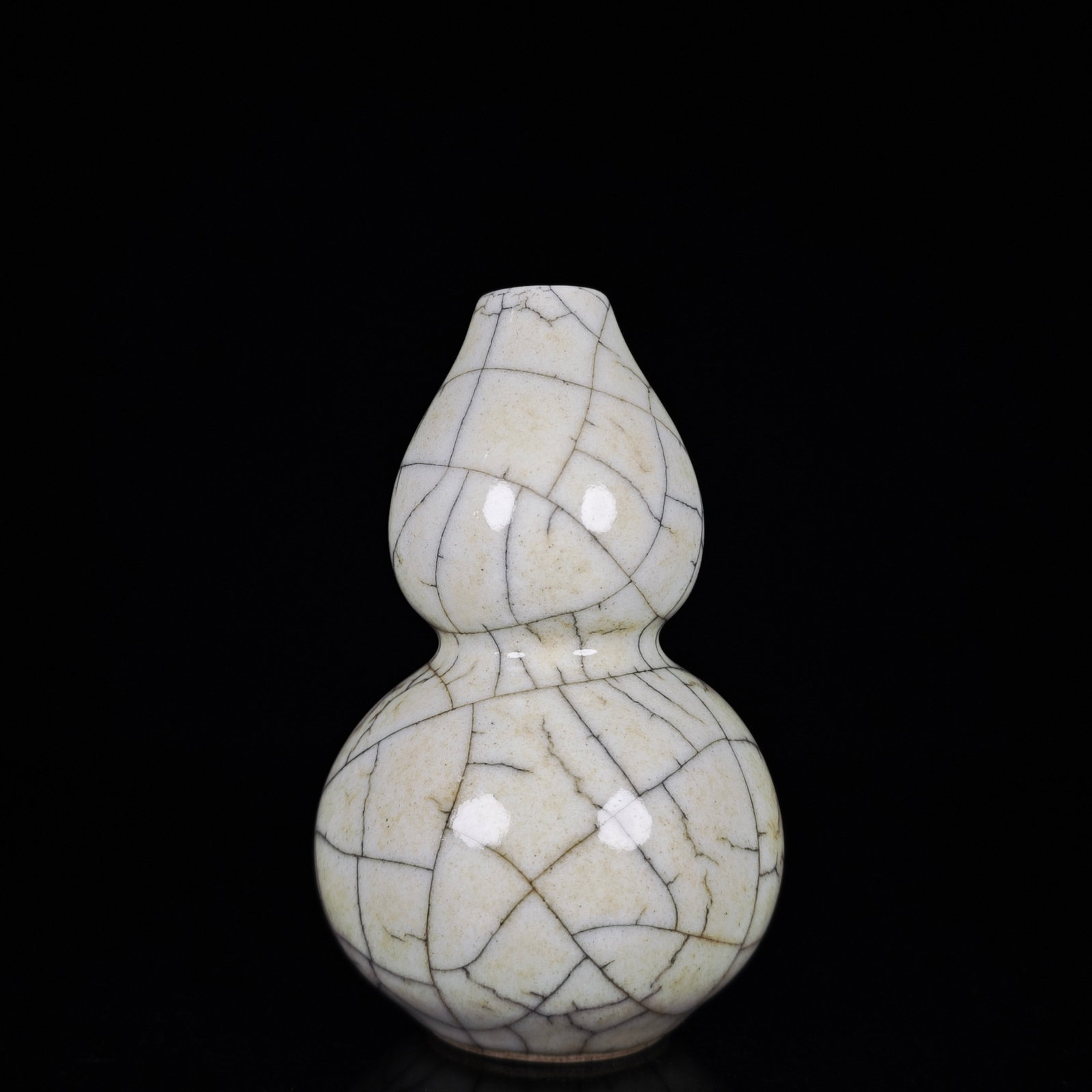 An Exquisite Guan yao Gourd-Shaped Vase (1 of 9)