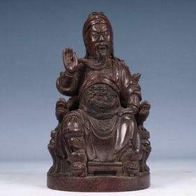 An Exquisite Redwood Statue of Guangong