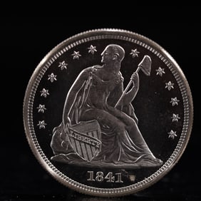 USA One Dollar 1841 Coin