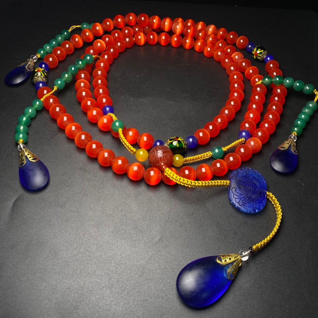 An Exquisite Agate Necklace: An Exquisite Agate Necklace,Size:13mm 玛瑙项链