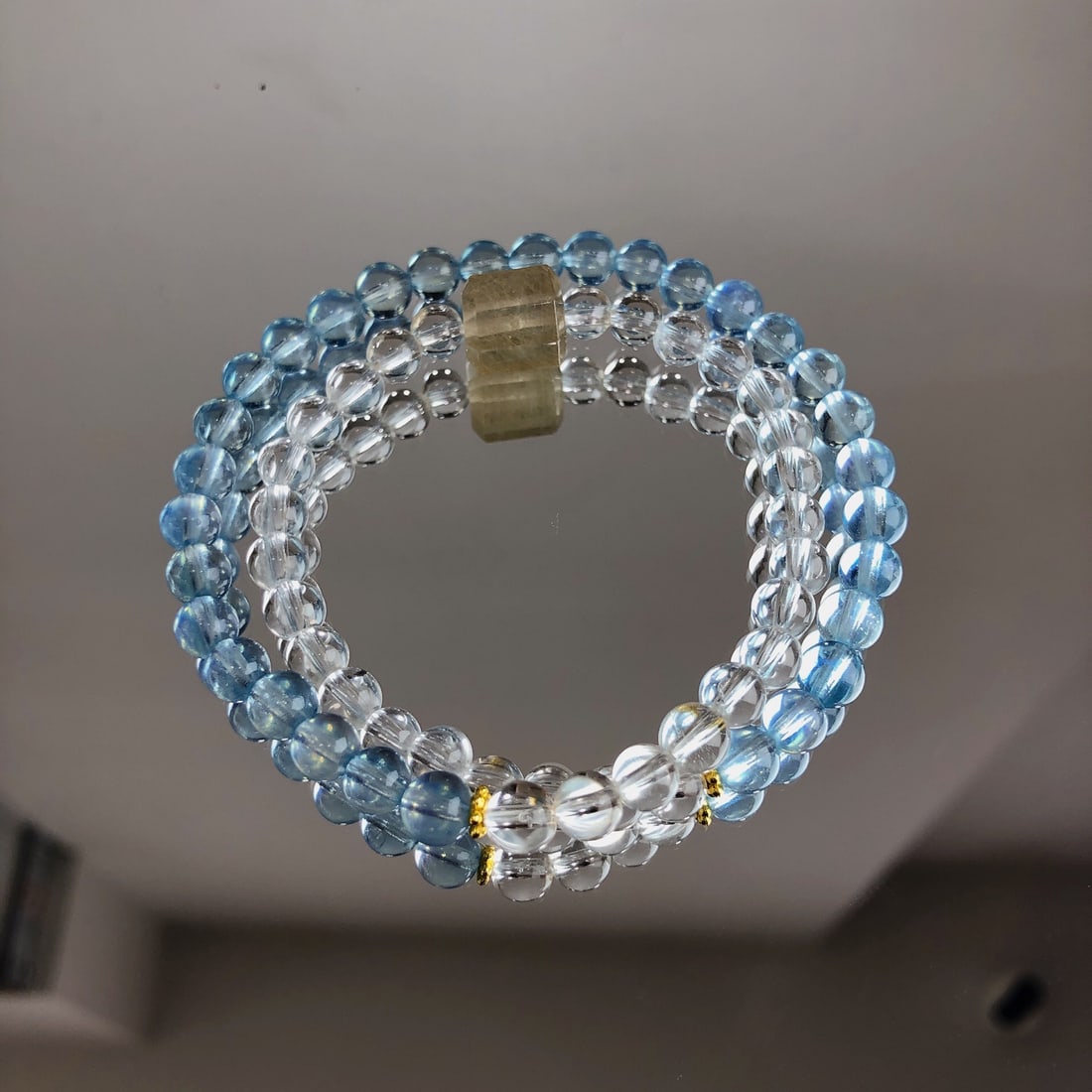 An Exquisite Aquamarine Crystal Bracelets - 9