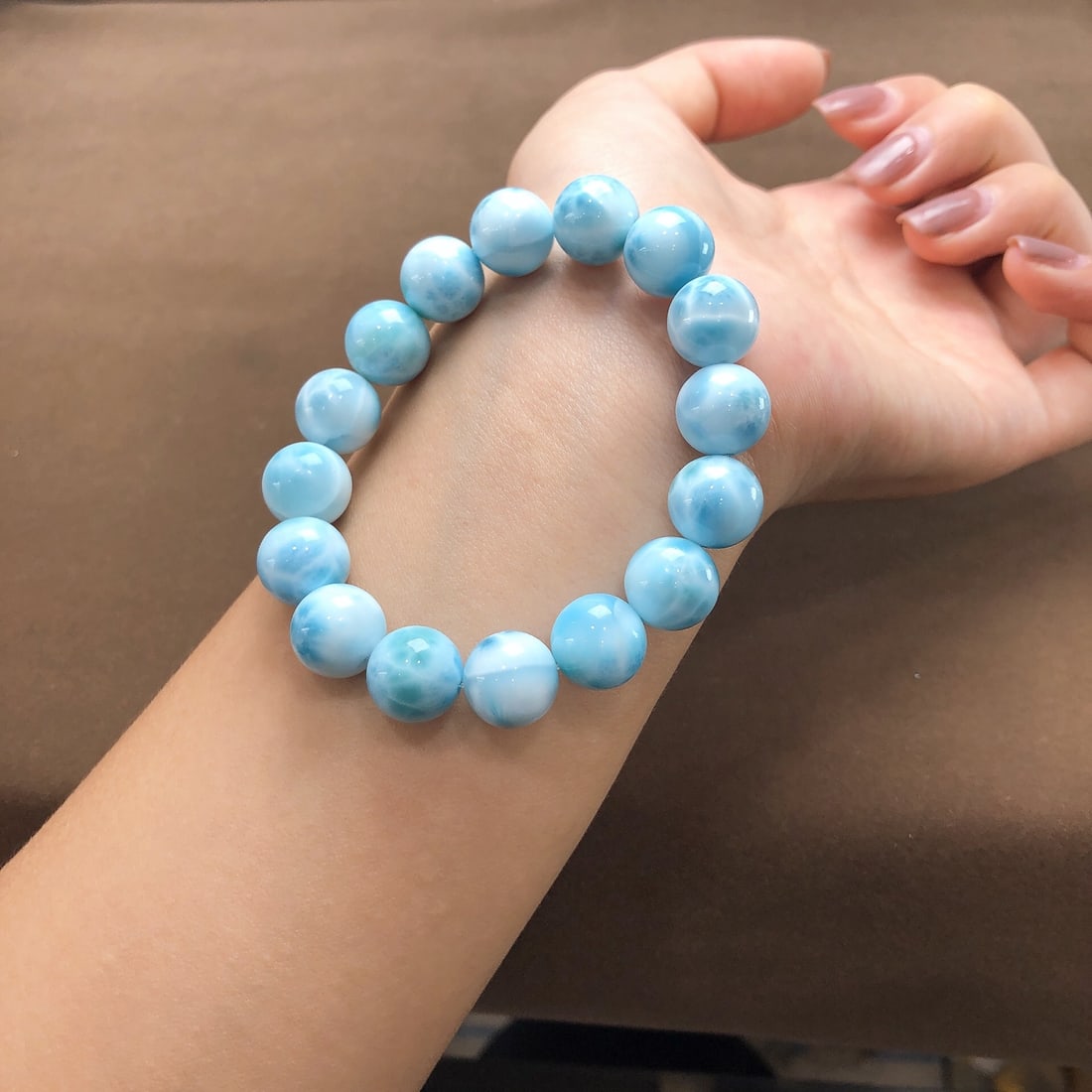 An Exquisite Larimar Bracelets - 3
