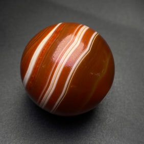 An Exquisite Dzi Bead Pendant