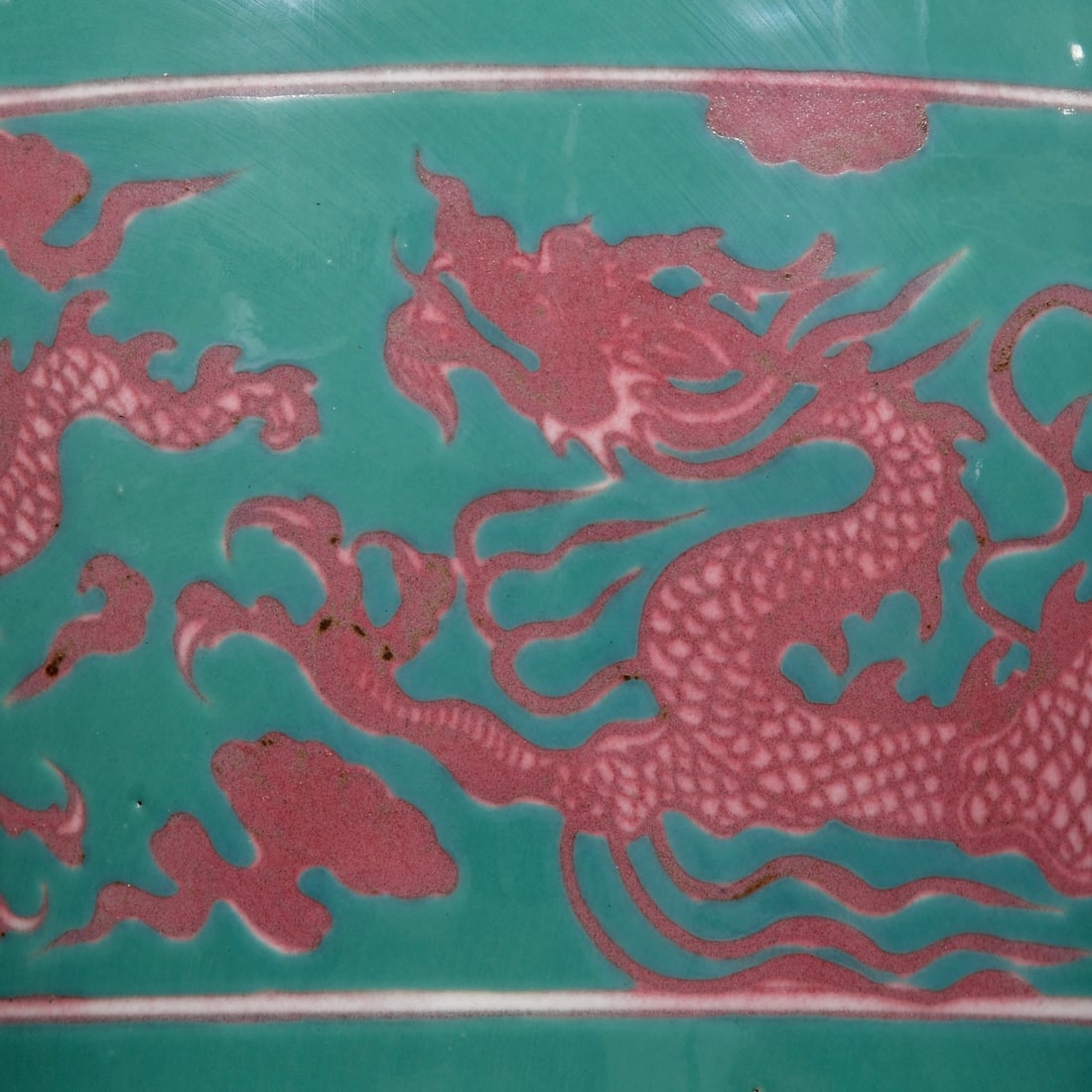 A Huge Underglaze-Red Dragon Pattern Bottle - 7