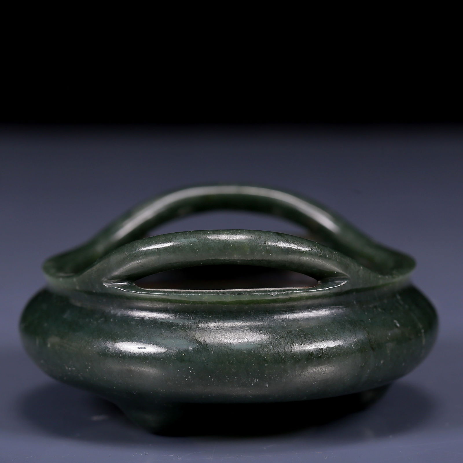 An Exquisite Jasper Double-Ears Censer - 3