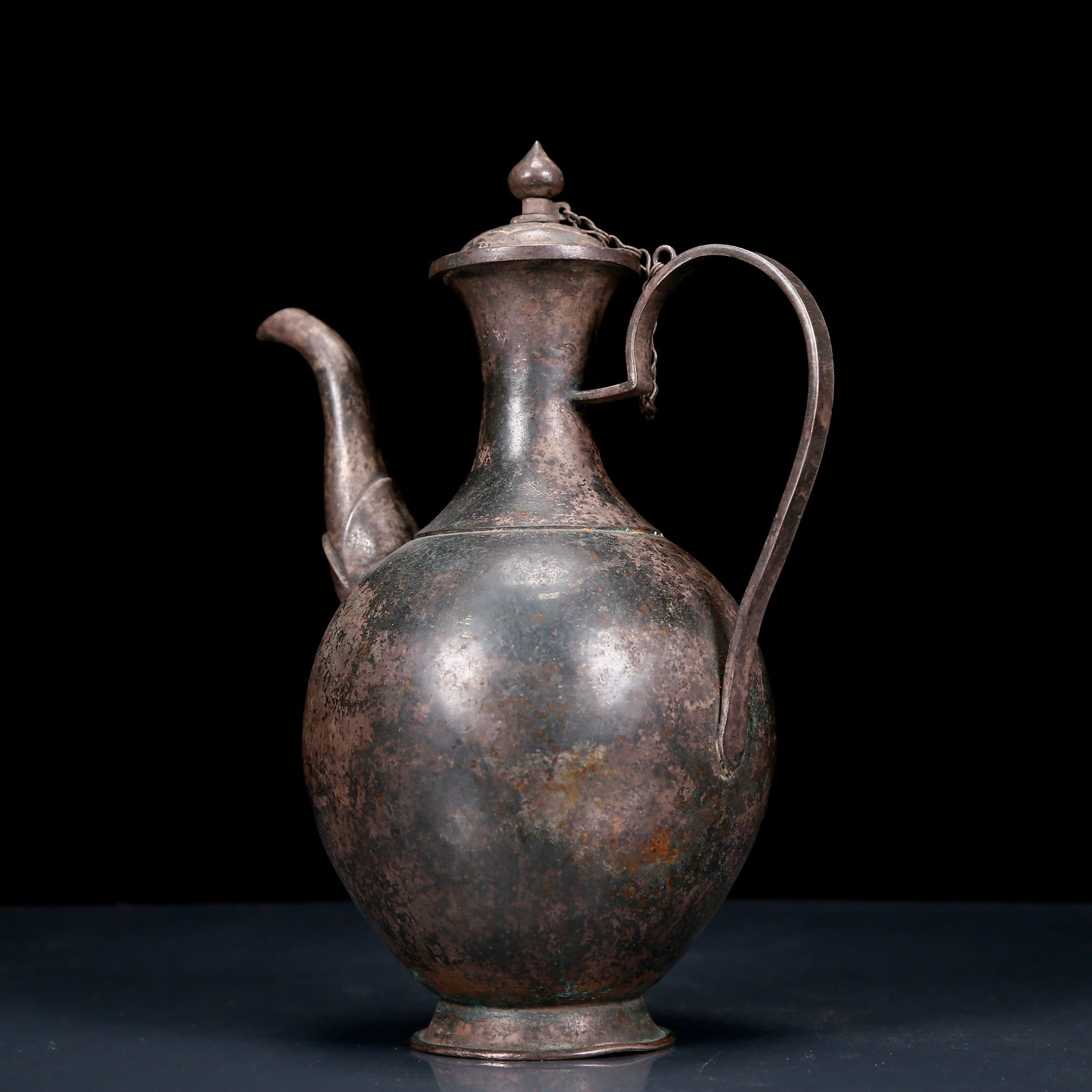 An Exquisite Silver Ewer - 8