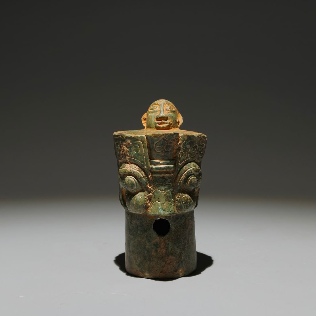 An Archaic Bronze Figure Ornament (1 of 9)