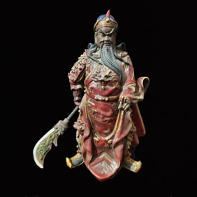 A Huge Shiwan yao Statue of Mammon