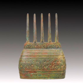 A Rare Bronze Ornament,With Inscription