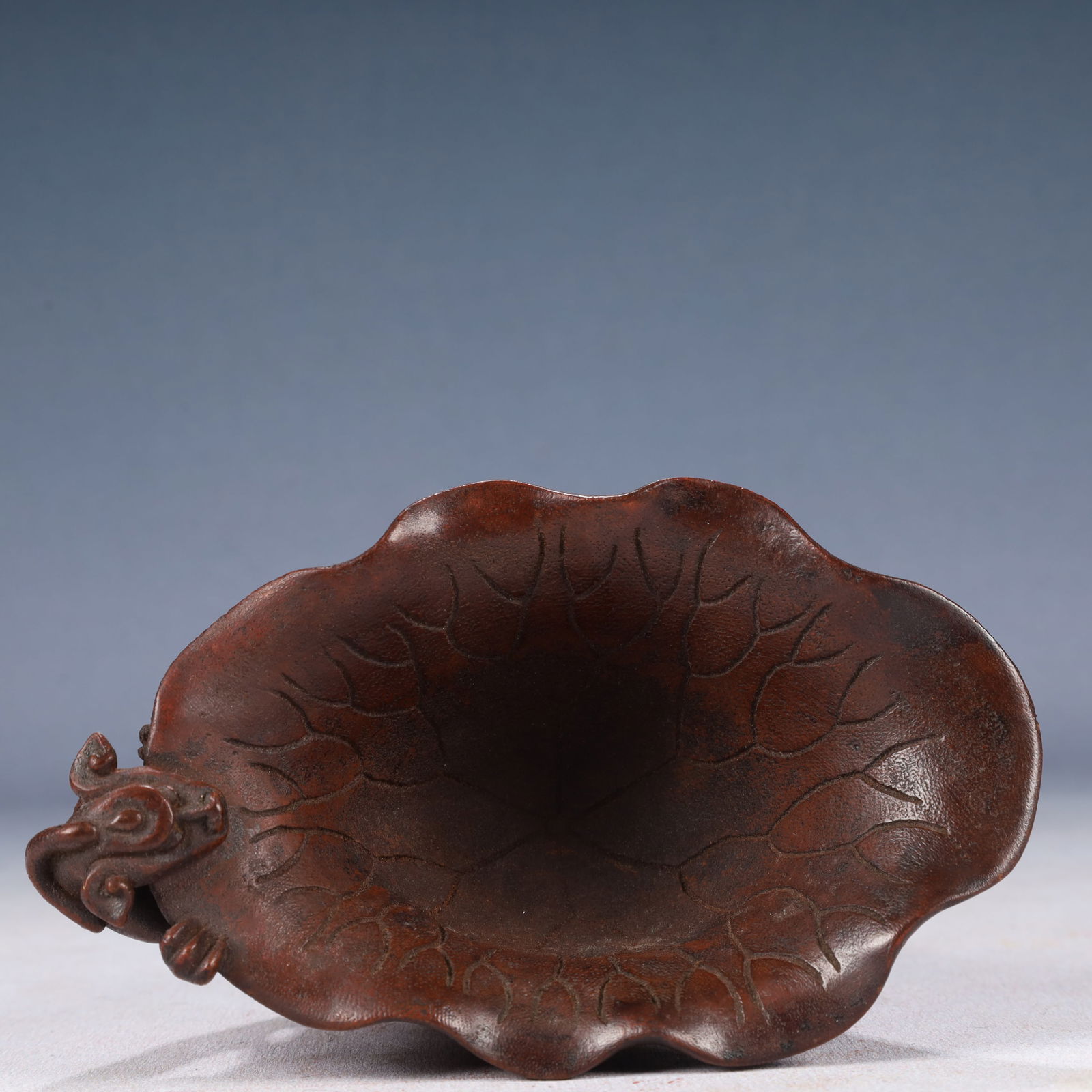 An Exquisite Eaglewood Chi-Dragon Pattern Cup - 8