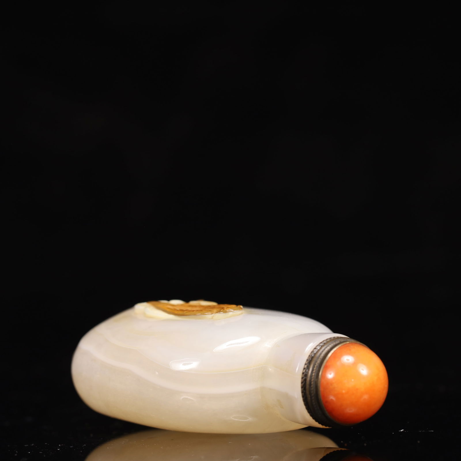 An Exquisite Agate Bird Pattern Snuff Bottle - 7