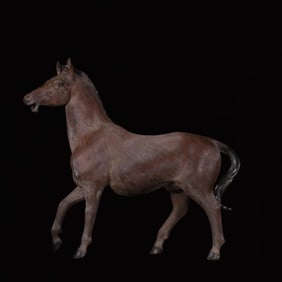 A Huge Shiwan yao Horse Ornament