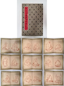 A Chinese Album Ink Painting of Figure on Paper