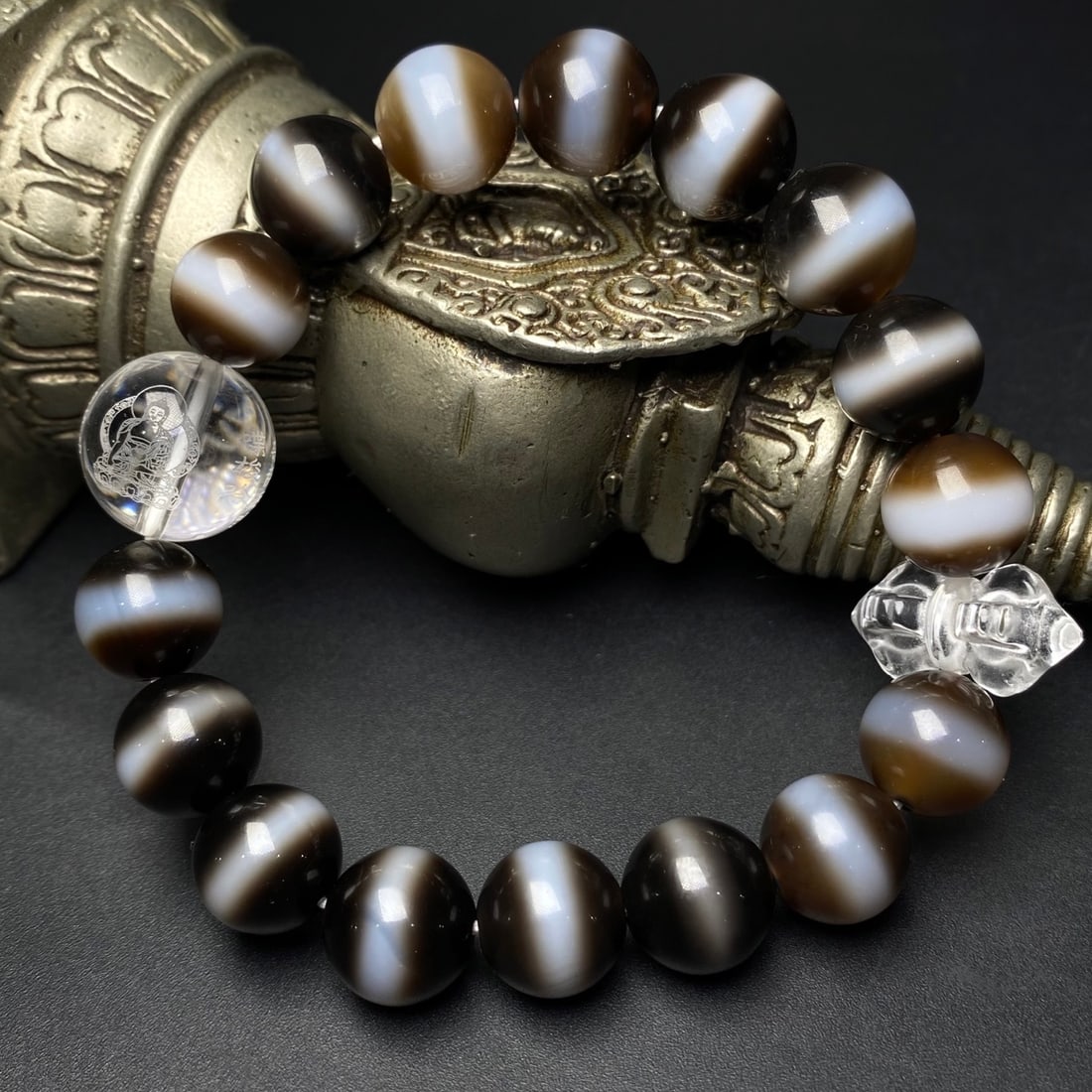 A Precious Crystal Bracelets: A Precious Crystal Bracelets,Size:0.5in 水晶手串