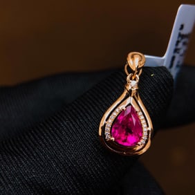 1.88Ctw Natural Tourmaline Necklace