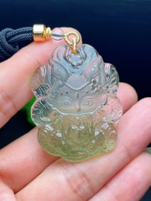 An Exquisite Crystal fox Pendant