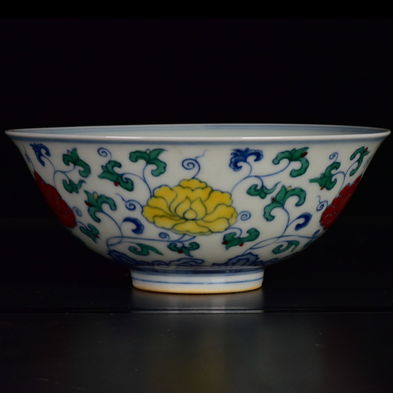An Exquisite Doucai Lotus Pattern Bowl (1 of 9)