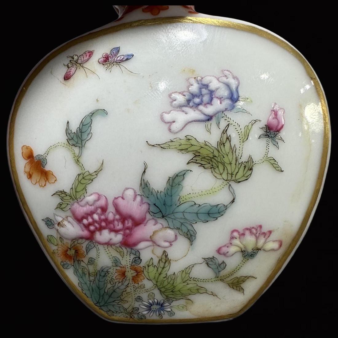 An Exquisite Enamel Flower Pattern Snuff Bottle - 6