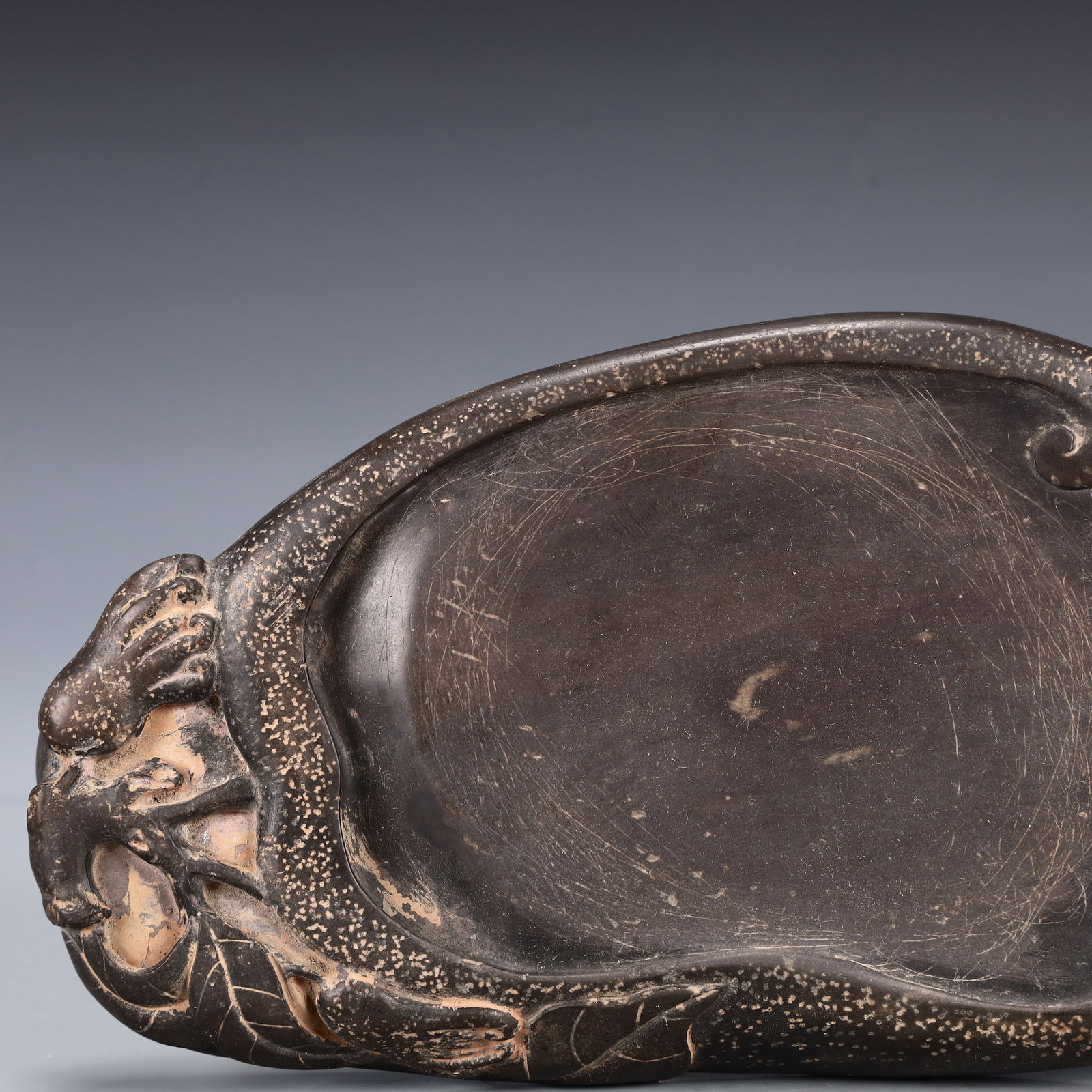 A Rare Spider Pattern Inkstone - 3