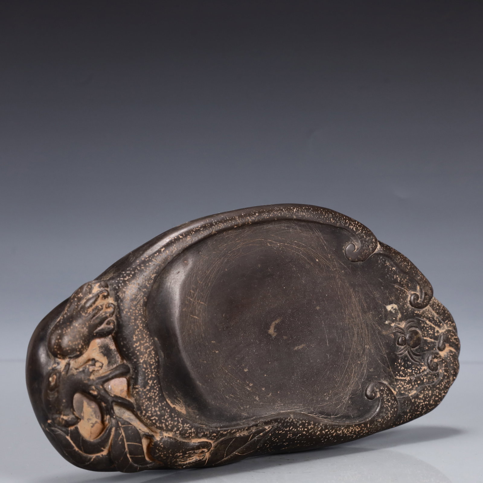 A Rare Spider Pattern Inkstone - 6