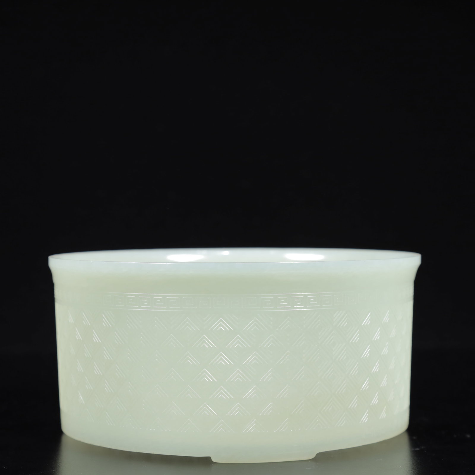 An Exquisite White Jade Jar,with poem (1 of 11)