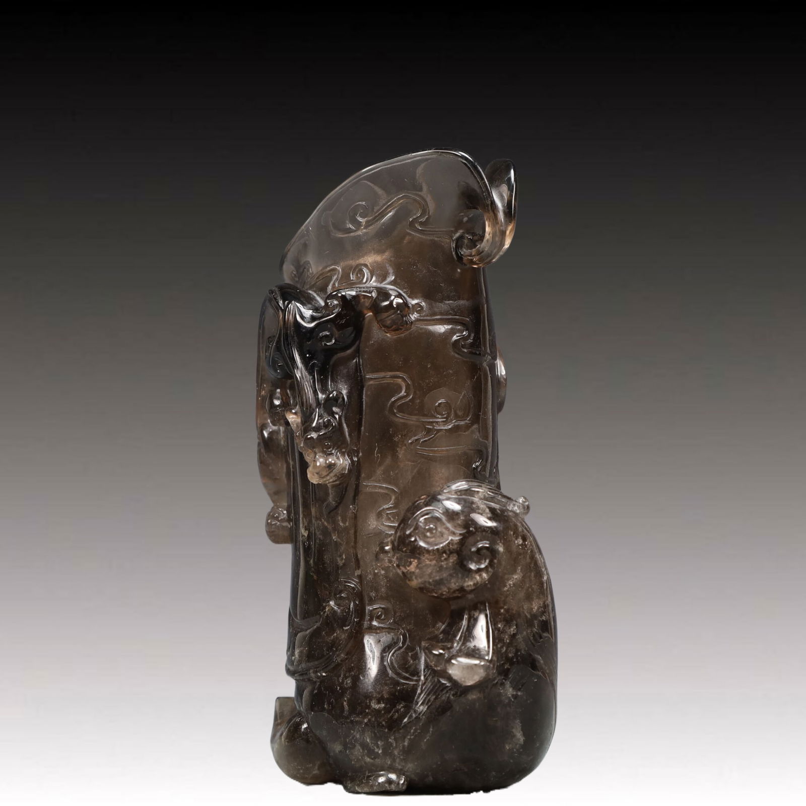 An Exquisite Crystal Auspicious Beast Pattern Goblet - 2