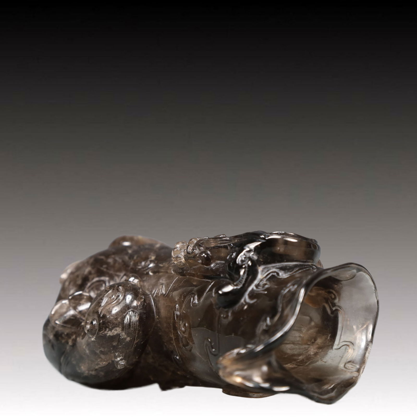 An Exquisite Crystal Auspicious Beast Pattern Goblet - 7