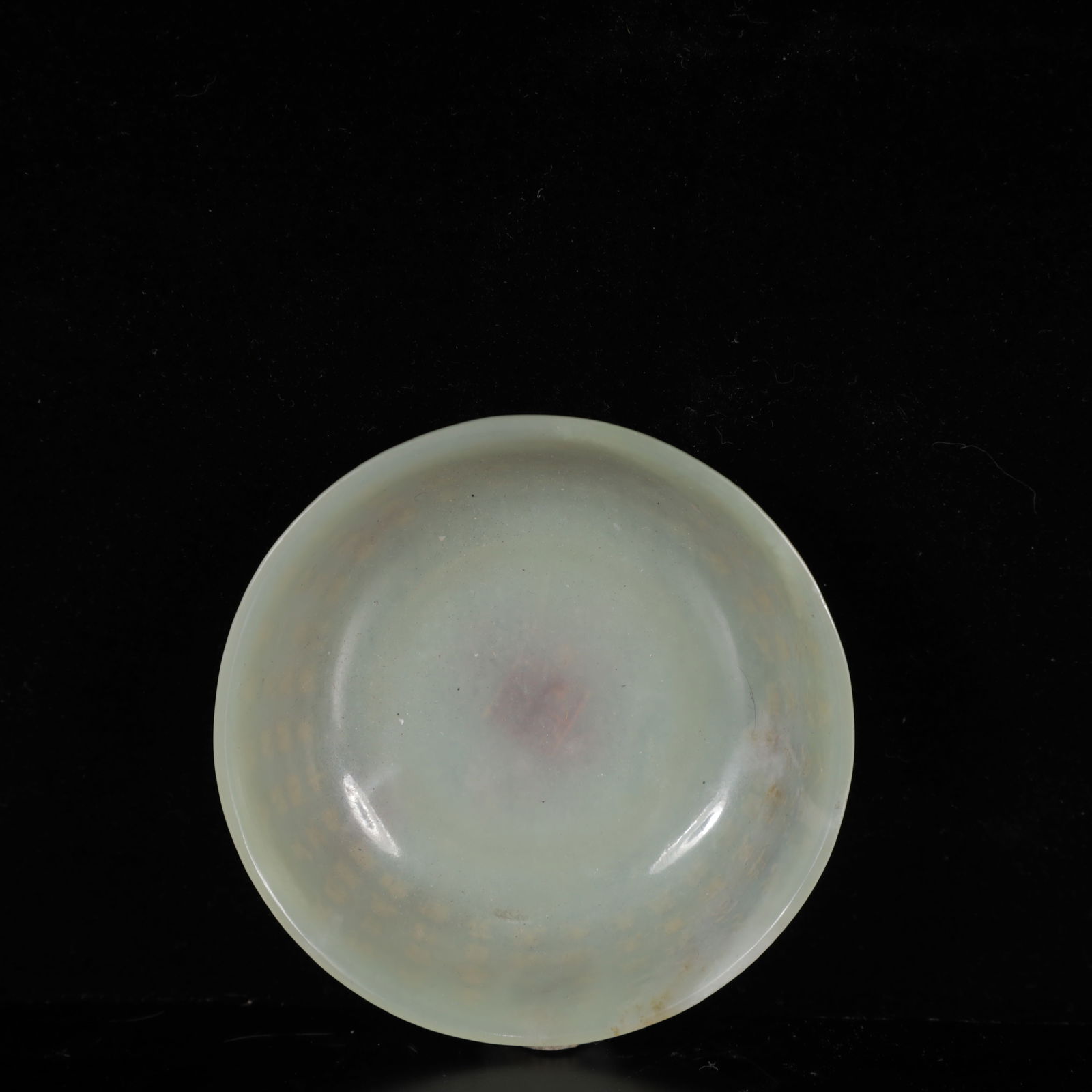 A Set of Exquisite White Jade Poem Bowls and Jasper Poem Box - 4