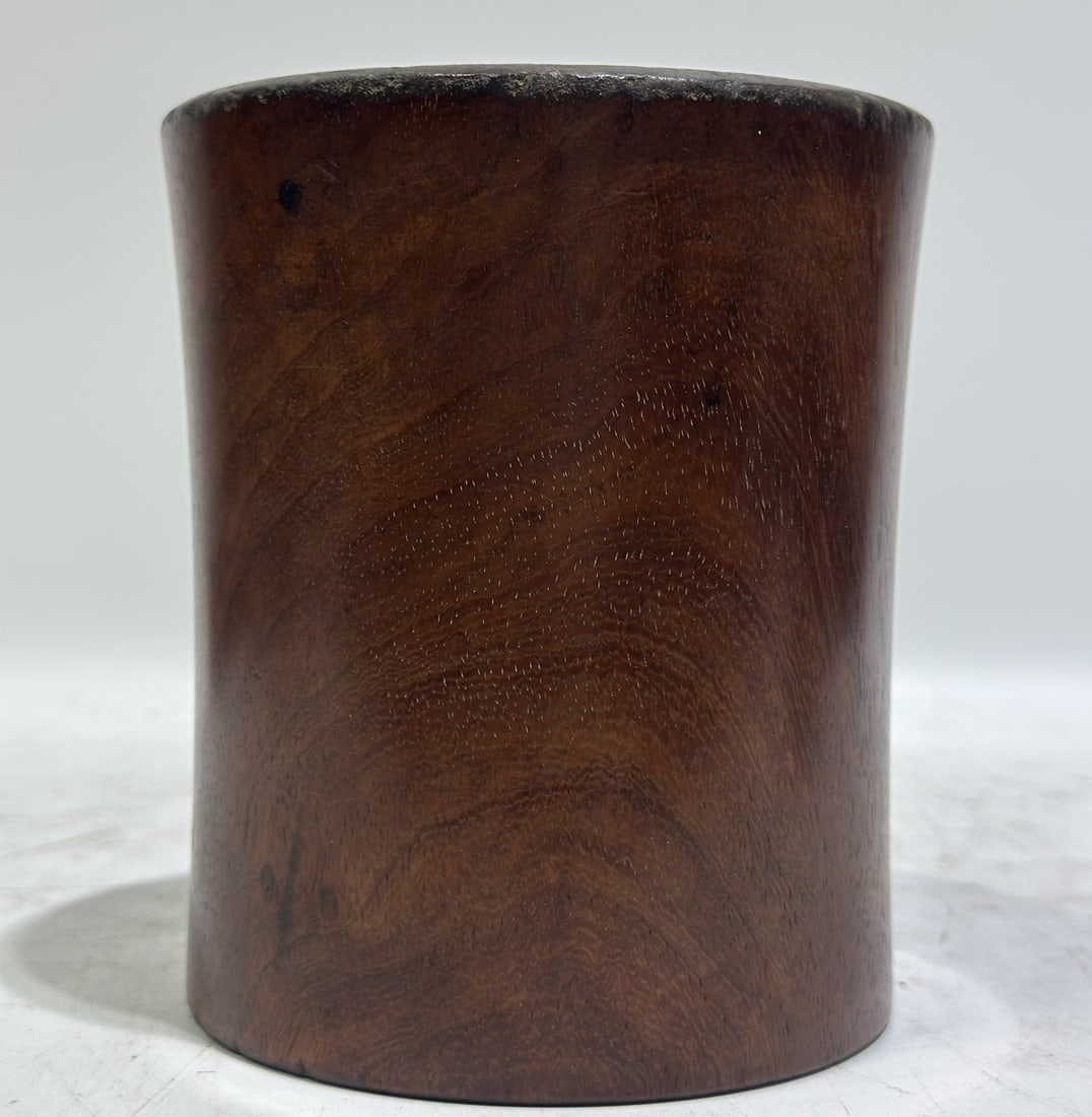 A Huge Huanghuali wood Brush Pot (1 of 9)