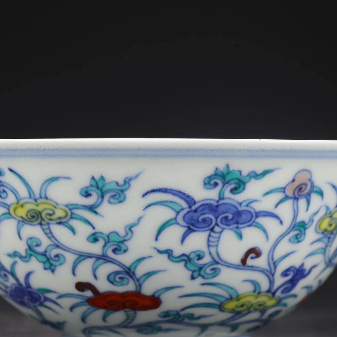 An Exquisite Doucai Ganoderma Lucidum Pattern Bowl - 7