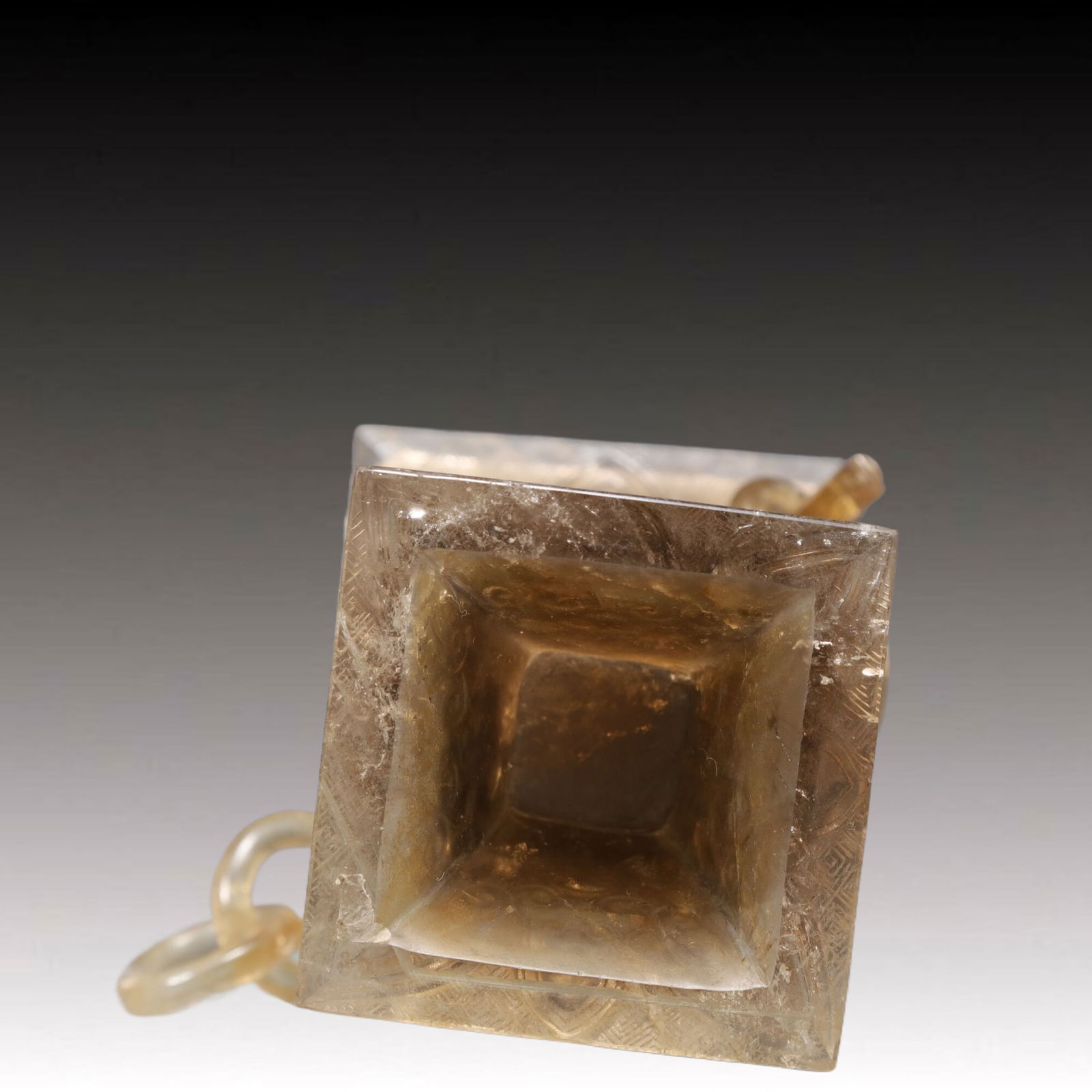 An Exquisite Crystal Beast-Face Pattern Double-Ears Cup - 6